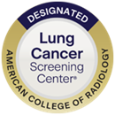 ACR Designated Lung Cancer Screening Center gold seal